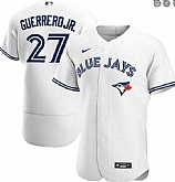 Blue Jays 27 Vladimir Guerrero Jr. White 2020 Nike Flexbase Jersey Dzhi,baseball caps,new era cap wholesale,wholesale hats